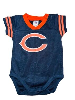 NFL Baby Boys Chicago Bears short sleeve jersey bodysuit 
Onesie 3-6 months